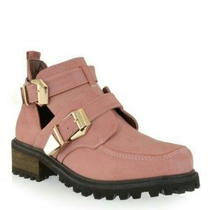 Blush Boot-like shoes by Shoe Republic L.A.